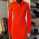 ralph lauren oranžinė suknelė5