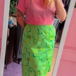 EMILIO PUCCI vintažinis žalias sijonas