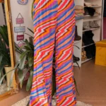 MISSONI šilkinės laisvos kelnės