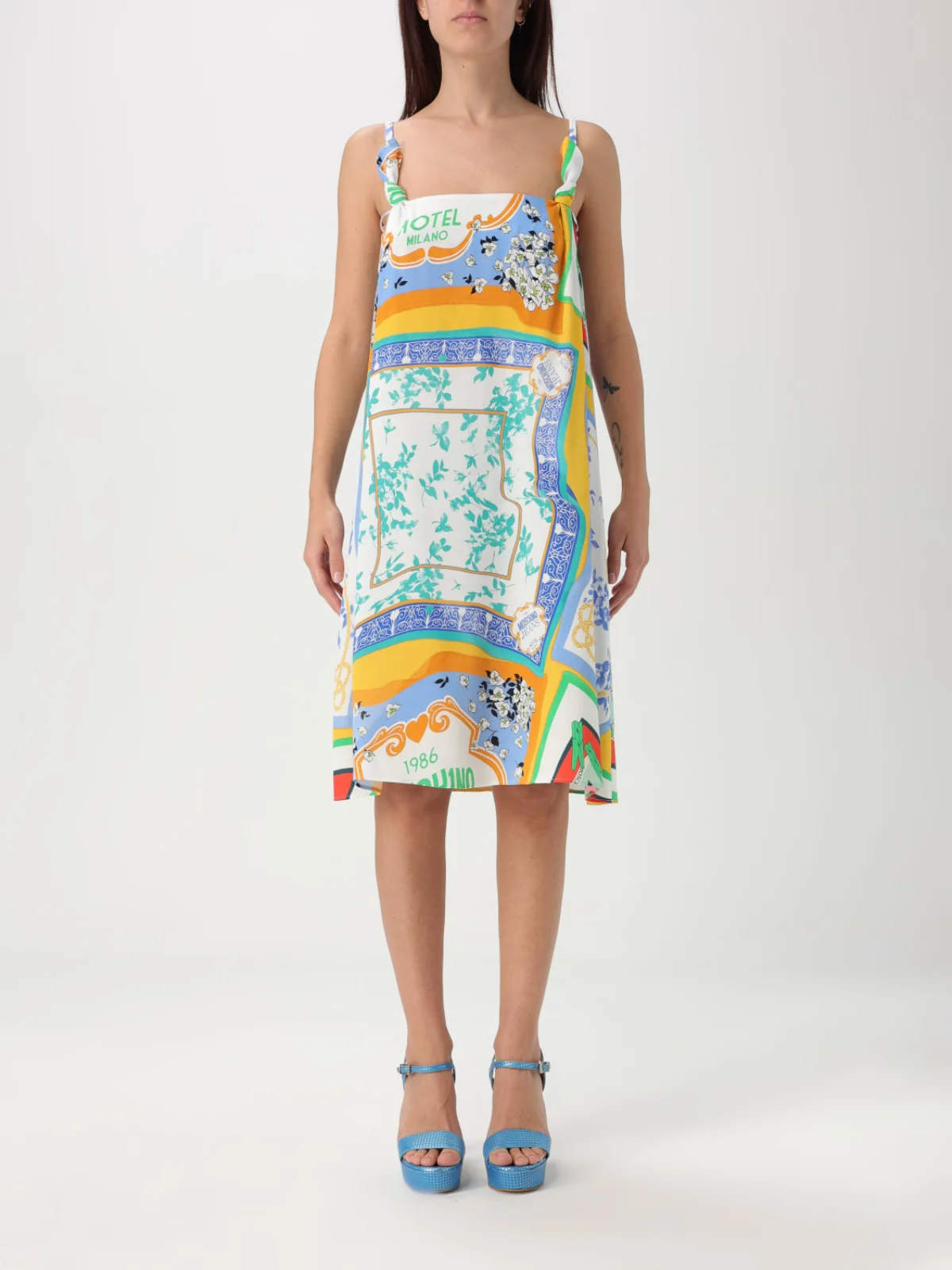moschino-vasariska-suknele-01 MOSCHINO vasariška suknelė - Image 1