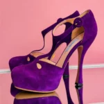 PRADA violetiniai bateliai