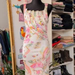 ROBERTO CAVALLI pastelinė suknelė