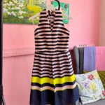 TED BAKER dryžuota suknelė