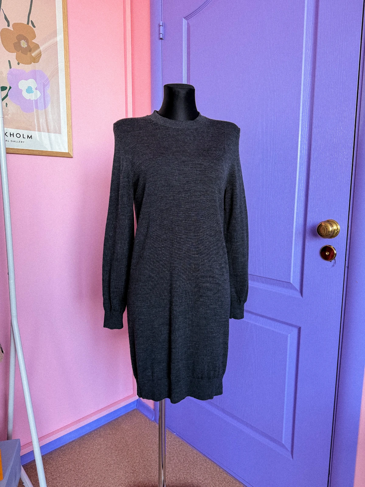 burberry merino vilnos suknelė6 burberry merino vilnos suknelė6
